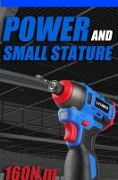 LYUWO Destornillador Eléctrico Sin Alambre De 16V Con Gran Torque De 160N.m Herramienta De Batería Multifuncional Para El Hogar - details 2