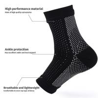 Pares de calcetines de neuropatía, Calcetines Soul para el dolor de la neuropatía, calcetines de compresión de la tendinitis, Fascitis plantar, Neuropatía-Blanco-L XL - details 1