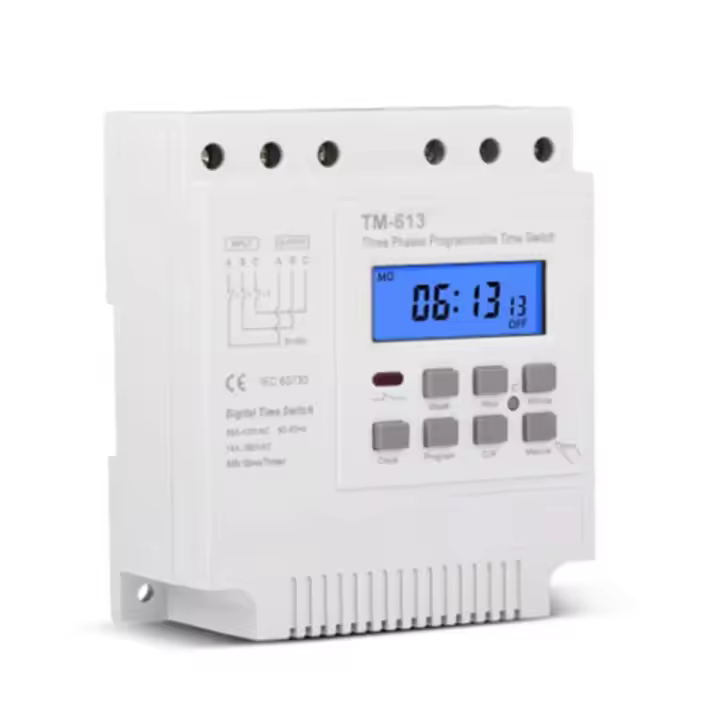 Interrupción programable del Contador de Tiempo de Tres fases 380V 415V con El Contraluz - 1