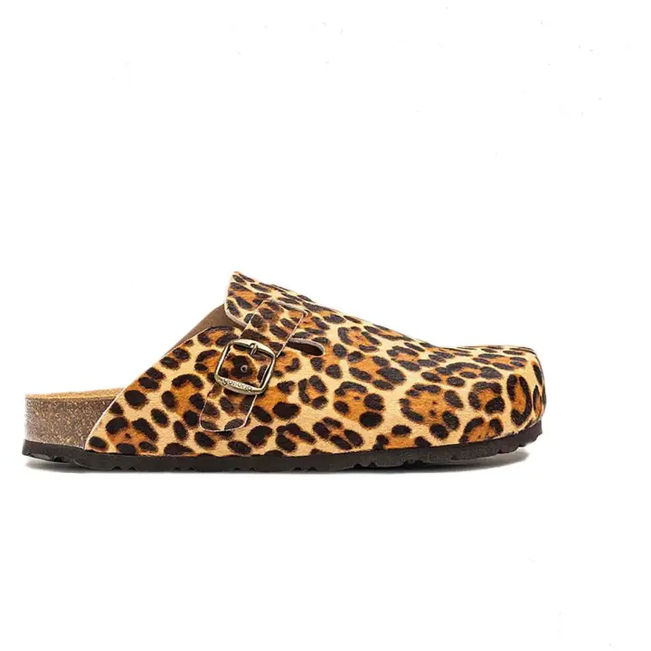 Zuecos Yokono Leopardo para mujer en color multicolor - 1