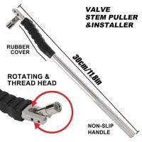 Herramienta De Extracción De Válvula De Neumático Sin Arrugas Con Herramienta De Núcleo De Válvula Repuesto Universal Para Coche Extensor De Válvula Recto - details 3