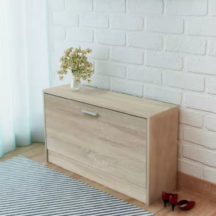 vidaXL ESCRITORIO CON CAJÓN Y ARMARIO ROBLE 100X40X73 CM - 1