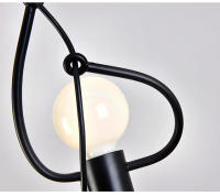 Lámpara Colgante LED Vintage De Hierro Pequeño Hombre Para Decoración De Hogar Dormitorio Infantil Comedor Mesa De Comedor - details 7