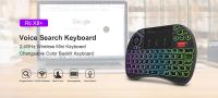 Teclado Mini Rii X8+ Con Touchpad Para Android TV Box Smart TV/PC/Ipad Búsqueda De Voz Retroiluminación LED Wireless RU/US - details 0