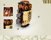 Bloques De Construcción Creativos Figuras De Animales Aves Cerdos Papagayos Gansos Modelos Educativos Cognitivos Para Niños - details 13