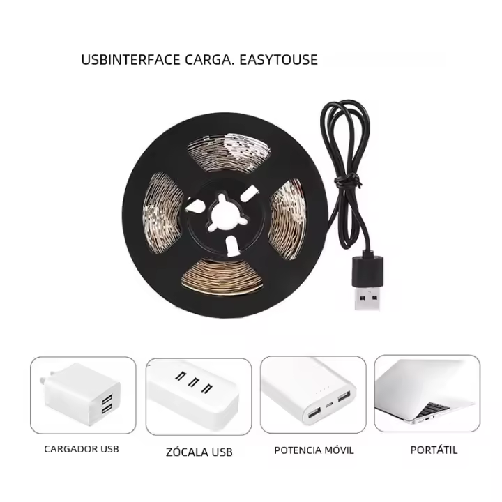 Luz De Crecimiento Para Plantas USB 5V LED Espectro Completo Para Invernadero Sistema De Cultivo Acuático Phytolamp Verde - 1