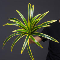 Gran Planta Artificial De Bambú 60cm Con 18 Hojas Hojas Verdes De Orchidáceas Para Decoración De Jardín Y Hogar Material Plástico - details 14