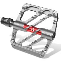 Pedales De Bicicleta BUCKLOS 3 Rodamientos Plataforma Plana Ultraligera Antideslizante Para MTB BMX Y Ciclismo En Carretera Material De Aluminio Color Negro/Gris/Rojo/Azul/Morado - details 13