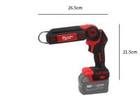 Luz De Trabajo LED Recargable Milwaukee Multi Funcional Con Rotación De 90 Grados Luz De Sitio Portátil De Batería Para Fabricación Comercial - details 8
