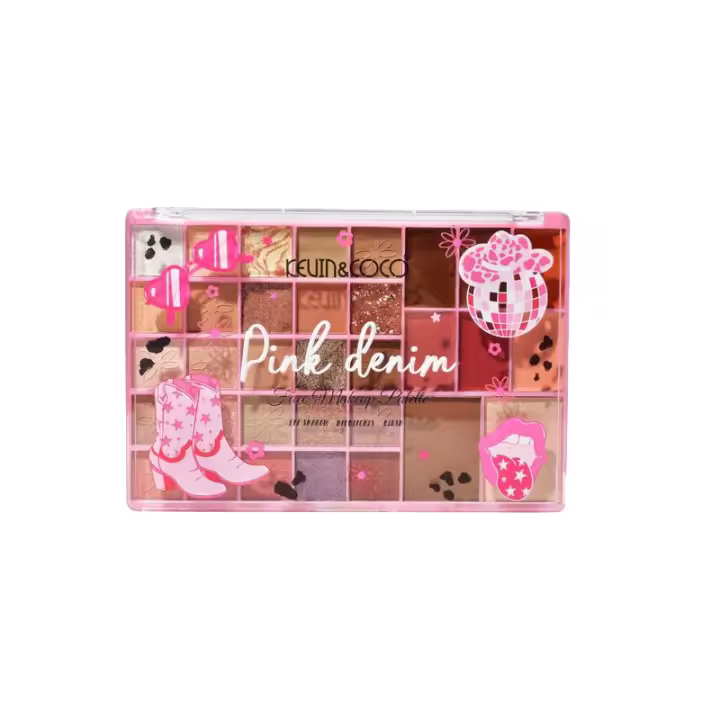 Paleta de sombras de ojos Kevin&Coco vaqueras chic de 33 colores - 1