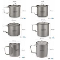 Taza De Camping De Titanio Portátil Con Mano Doblada Adecuada Para Picnic Tamaño 300ml / 350ml / 450ml / 550ml / 650ml / 750ml - details 88