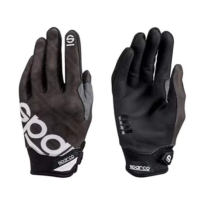 GUANTES SPARCO MECA 3 TALLA S NEGRO - 1