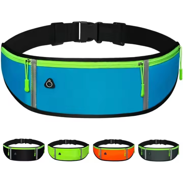 Bolsa de cintura para correr para hombres y mujeres, bolsa de cintura deportiva, cinturón elástico y ajustable en todas las bandas. - 1