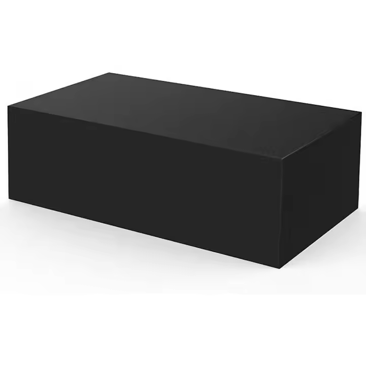 CA Funda protectora impermeable para banco, mesa de picnic, exterior, jardín, color negro, 200 x 200 x 80 cm. - 1