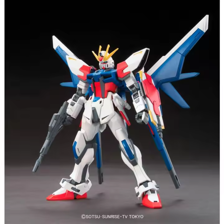 Bandai Gundam - HGBF - 001 - GAT-X105B/FP Build Strike Gundam Full Package 1/144    - Montaje Fácil - Piezas Pintadas - No requiere pegamento - 1