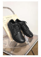 Zapatos Para Hombre Minimalistas De Cuero Split Cómodos Y Transpirables Zapatillas De Caminar Zapatos Casuales Blancos Con Suela De Goma - details 15