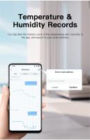Sensor De Temperatura Y Humedad Zigbee 3.0 Tuya Con Control Remoto Por App Para Hogar Inteligente Compatible Con Yandex Alexa - details 4
