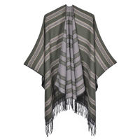 2023 Otoño e Invierno chal con borlas capa de bufanda de doble propósito de Cachemira de imitación gruesa de moda - details 9