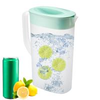 Jarrón De Agua 2500ml Con Tapa Resistente Al Calor Y Al Frío Para Refrigerador Contenedor De Té Y Limonada Adecuado Para Leche De Soja - details 8