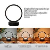 Lámpara De Escritorio Creativa Estilo Nórdico Con LED Y Hierro Fundido Tres Tonos 5VUSB Plug Para Dormitorio Y Estudio - details 1