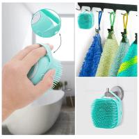 Cepillo De Baño Para Perros Y Gatos Con Dispensador De Shampoo Masajeador De Silicona Para Mascotas Herramienta De Limpieza Para Perra Cachorro Accesorios Para Perros - details 5