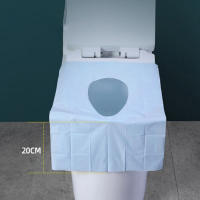 10 PCS Cubiertas De Asiento De Inodoro Desechables Para Viajes Y Entrenamiento De Aseo Público Adecuado Para Niños Y Adultos - details 2