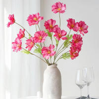 4 Cabezas De Flores Artificiales Largos Pétalos Silken Bouquet Plantas Para Bodas Fiestas Sala De Estar Decoración De Mesa Regalo - details 23
