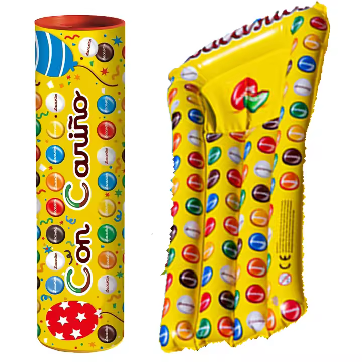 Lacasitos Megatubo 1,5 KG-Con cariño + COLCHONETA LACASITOS - 1