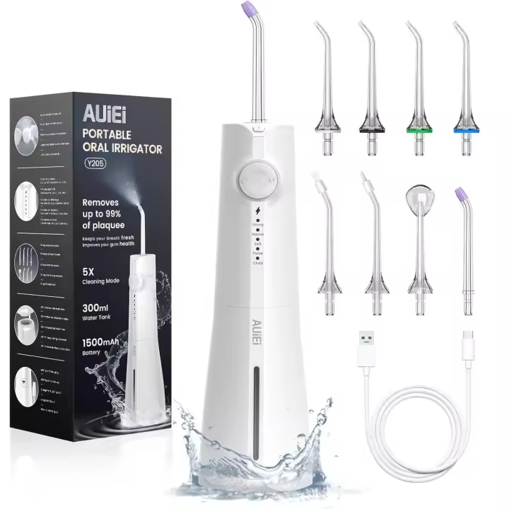Irrigador Bucal Portatil Timits 8 Boquillas 5 Modos USB-C Recargable - 1