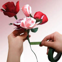 Cinta Adhesiva Para Floricultura Autoadhesiva Para Bouquet De Flores Cinta De Papel Para Stem Floristería DIY Decorativa Para Bodas Y Fiestas - details 3