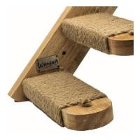 WANEKA Escalera para Gatos en Pared Cuatro Escalones Escalón de Cuerda de Yute Rascador para Gatos Grandes Accesorio para Gato Regalo Arbol Rascador Juguete Gato Rascador Sisal - details 1