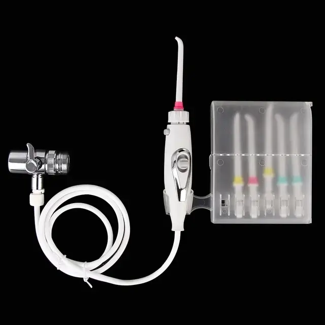 Irrigador Dental Portátil Con Fuente De Agua Façuete Limpieza De Dientes Y Boca Máquina De Lavar Con 5 O Más Punzantes De Agua Monojeta Alta Capacidad De Tanque Bajo Ruido Para Adultos - 1