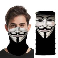 Máscara De Robot Muerto En Halloween Bufanda Disfraz De Joker Headband Balaclavas Para Ciclismo Pesca Esquí Motocicleta - details 3