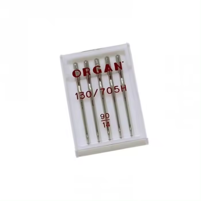 Estuche de 5 Agujas Universales Organ para Máquinas de Coser 705H - Tamaño 90/14 para Géneros Medios - 1
