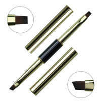 Pincel De Uñas Doble Final Para Arte De Uñas DIY Pincel De Línea De Estrípes Y Polvo De Acrílico Liquido Para Uñas UV GEL Extensión Y Dibujo De Francés - details 4