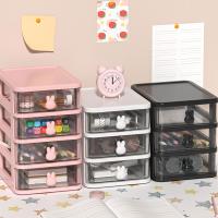 Caja de almacenamiento de conejito que ahorra Espacio, Caja de almacenamiento multifuncional con Patrón de conejito adaptado para ordenar dormitorios de estudiantes - details 7