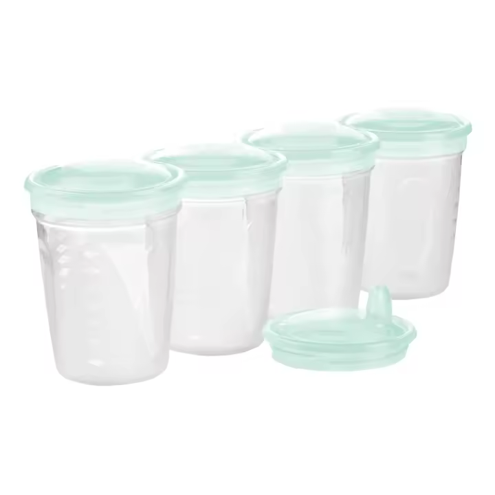 Babyono Recipientes para la leche y alimentos 200ml pack 4 unid. Babyono - 1