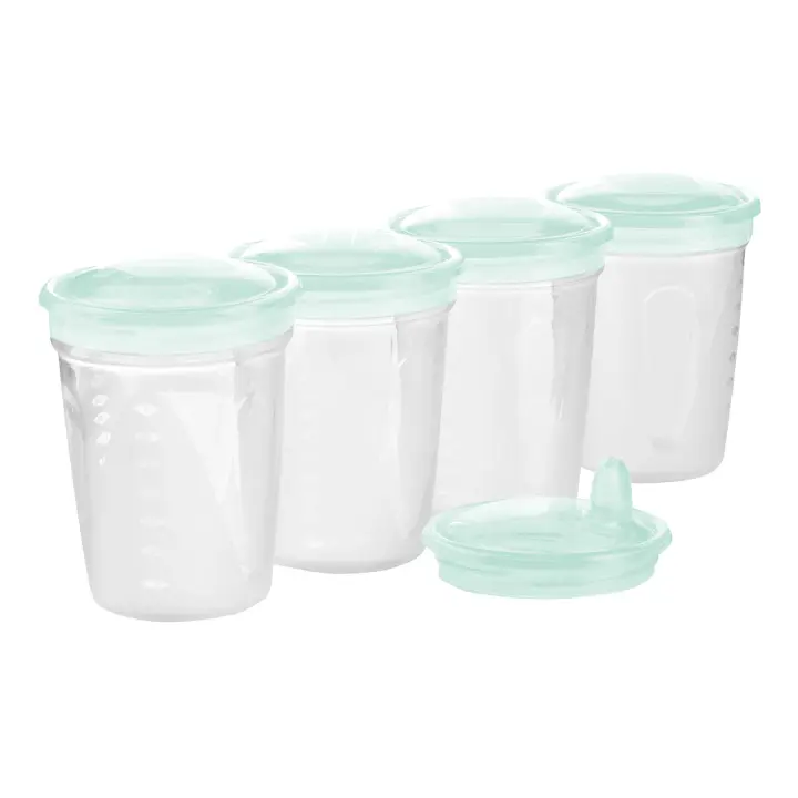 Babyono Recipientes para la leche y alimentos 200ml pack 4 unid. Babyono - 1