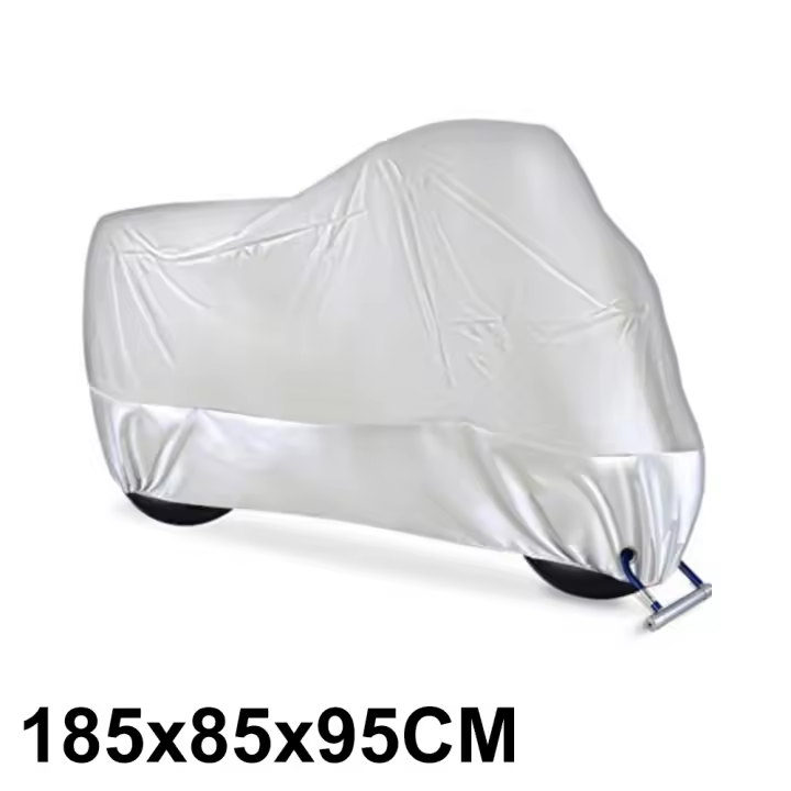 Cubierta De Motocicleta Impermeable Para Todas Las Estaciones Resistente Al Desgaste Y La Polvo UV Protectora Para Scooter De Tela 190T Polyester PU - 1