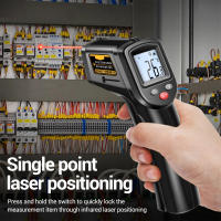 TAUKE TH201 Gun De Temperatura Infrarroja Portátil -50~550℃ Sensor De Láser IR Termómetro Con Pantalla VA Medidor De Termómetro Térmico - details 0