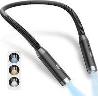 Luz De Lectura Para El Cuello Luz De Libro Portátil Recargable USB Flexible Y Duradera Iluminación LED Para Lectura En Cama - details 0