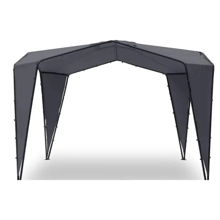 CARPA BASIC NEGRA 3,4X3,4,  FACIL DE MONTAR,  RESISTENTE A LA INTERPERIE,  IMPERMEABLE, SUJECCIÓN FIJA, MARCA ELECSAN - 1