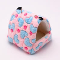 1 PC Almohadilla De Algodón Suave Para Ratoncillo Cojín De Dormir Para Animales Pequeños Casa De Hamster Invierno Cálido Color Aleatorio - details 15