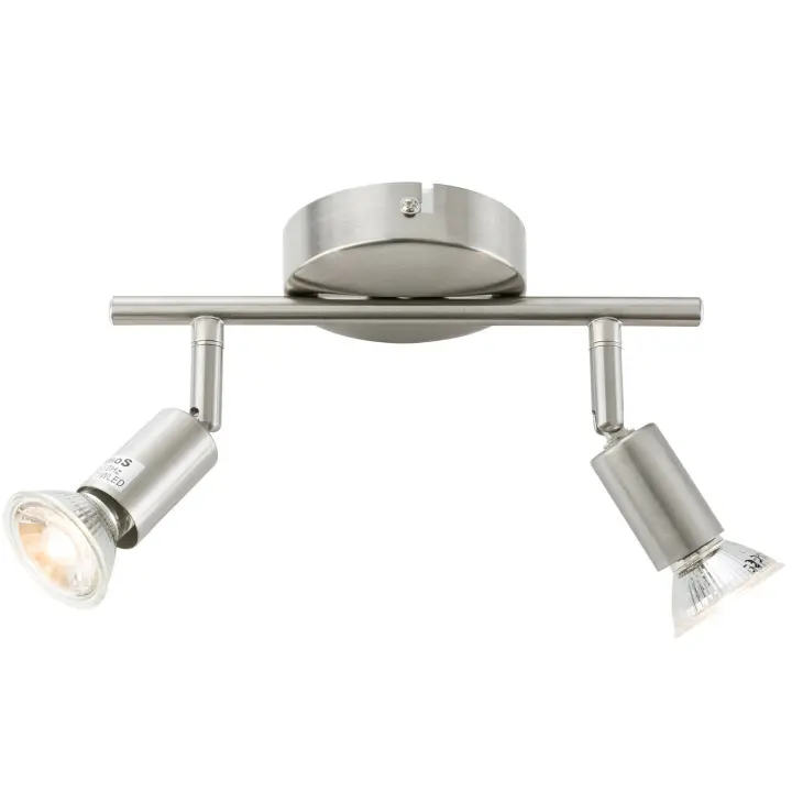 AREBOS LÃ¡mpara de techo LED con 2 focos 6 W - 1