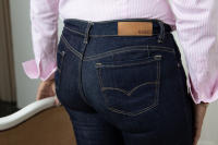 S&C Pantalón largo pitillo mujer. Cómodo, Elegante de Algodón y Elástico. - details 2
