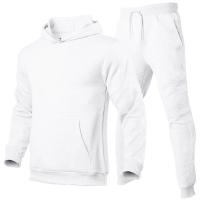 Conjunto De Sudadera Con Capucha Y Pantalones De Fleece Para Hombres Y Mujeres Estilo Deportivo Caliente Harajuku Casuál Para Exterior Otoño Invierno - details 3
