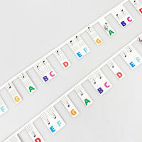 Etiquetas De Teclas De Piano Removibles Para Principiantes Guía Inicial Sin Adhesivo Pegatinas Para Teclado De Piano - details 2