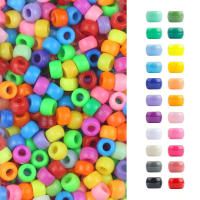 Talismán De Amistad Hebillas De Colores Sólidos Con Agujero Grande Para Creación De Joyas Y Peinado 100/400pcs 6x9mm Artículos De Manualidades - details 4