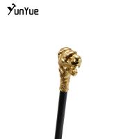 Bastón De Moda Con Cabeza De León Dorado Para Fiesta Bastón Decorativo Para Caballero Elegante Cosplay De 93cm Con Punta De Goma - details 5