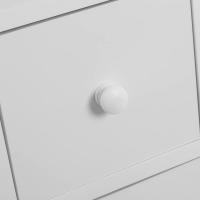 G Cajonera Blanca de Madera de Paulonia con 3 Cajones de 25x25x60 cm/30x24x60cm/28x37x57cm/25x25x51cm - Versátil y Práctica - details 4